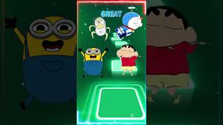 Doremon Minnions Shinchan tileshop coffindance Gametastic [upl. by Anyel392]