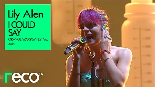 Lily Allen  I Could Say Orange Warsaw Festival 2014 [upl. by Hpsoj]