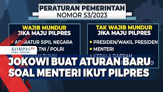 Jokowi Buat Aturan Baru soal Menteri Ikut Pilpres [upl. by Meghan]