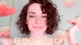 Thrilled To Peaches  Spring Makeup [upl. by Neryt131]