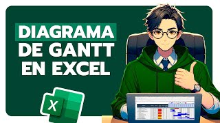 Cómo crear un diagrama de Gantt en Excel paso a paso [upl. by Htehpaj]