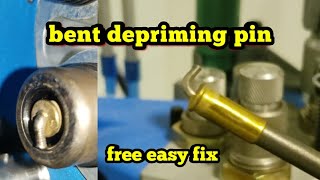 how to fix a broken depriming pin  lee reloading sizing die [upl. by Sorips189]