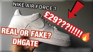 AMAZING FAKE REPLICAS NIKE AIR FORCE 1 DHGATE  ONLY £29 [upl. by Cyndie]