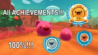 Getting ALL achievements in Slime Rancher [upl. by Hedelman974]