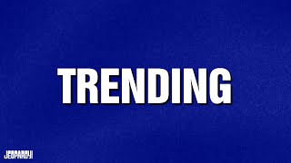 Trending  Category  JEOPARDY [upl. by Leahcimdivad]