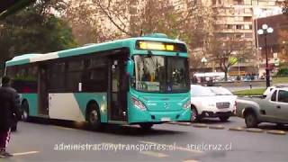 Transantiago 516  Caio Mondego II  Mercedes Benz OC500 LE Euro 6 [upl. by Haggi]