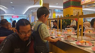 First Time Miggi Cobain Sushi Go 😍😍  MIGGI FAMILY VLOG [upl. by Viquelia]