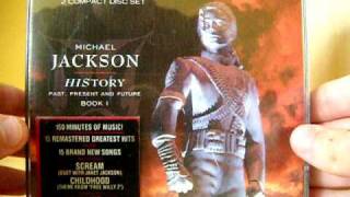 Unboxing Michael Jackson  HIStory Past Present and Future Book I [upl. by Mikah]