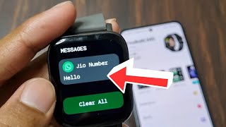 Fire Boltt Smart Watch Me WhatsApp Message Notification Kaise On Kare [upl. by Killoran]