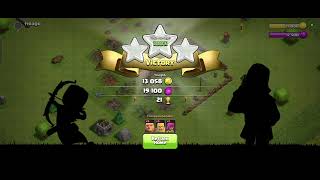 CLASH OF CLANS ATTACK TO WIN STAR BONUS TROPHIES [upl. by Ahsatal]