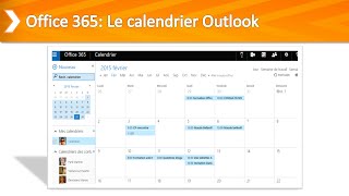 Formation Office365 Le Calendrier Outlook [upl. by Rebliw]