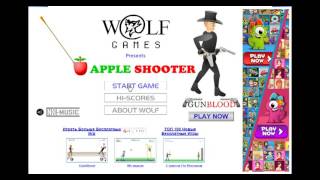 GunBlood Quaterback challenge 2009 Apple Shooter by Wolf Games [upl. by Porcia]