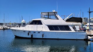 Bayliner 47 Pilot house Short cruise Des Moines to Tyee [upl. by Airamasor]