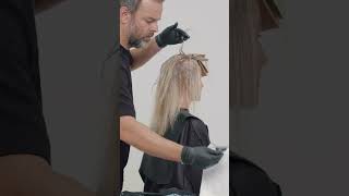 BLONDME Grey Blonding Hack – How to easily pick up foils [upl. by Marney391]