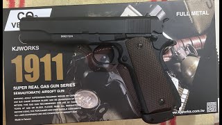 Unboxing Pistola Colt 1911 Airsoft Spring Full Metal Black [upl. by Carilyn]