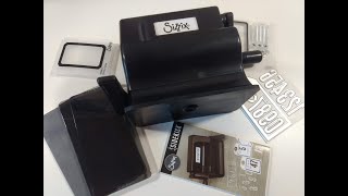 Mini máquina de corte Sizzix Sidekick demonstração e comparações [upl. by Crespi]