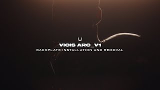 VICIS ARCV1 Elite Shoulder Pads Backplate Installation and Removal [upl. by Kcirdet]