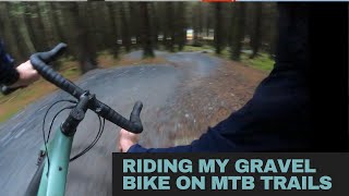 Can you ride MTB trails on a gravel bike [upl. by Nylecyoj]