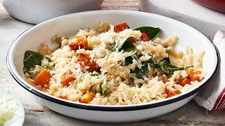 Roast Pumpkin and Spinach Risotto [upl. by Josler266]