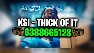 100 NEW 😱 ROBLOX Music Codes NOVEMBER 2024 KSI  THICK OF IT✅ [upl. by Accber146]