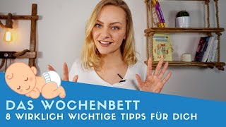 ▶ 8 wichtige Tipps für das Wochenbett [upl. by Abshier]