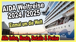 AIDA Weltreise 2024 Teurer amp Silvester Enttäuschungen Alle Infos zur AIDA Weltreise mit AIDAsol 🛳 [upl. by Lerual]