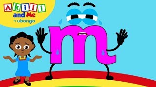 Learn Letter M  The Alphabet with Akili  Cartoons for Preschoolers [upl. by Brande]