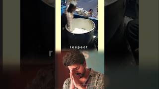 Plz give respect to the food 🙏 trending respect food shorts humanity viralvideo shortvideo [upl. by Suinotna]