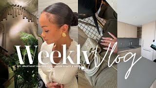 weekly vlog  nyc apartment tours  influencer events  big opportunities amp more allyiahsface vlogs [upl. by Auliffe]