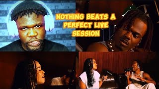 Tamera ft CKay  40 Days Live session  iBk reacts [upl. by Pinette]