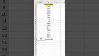 Como calcular desviación estándar y promedio en excel [upl. by Germin9]