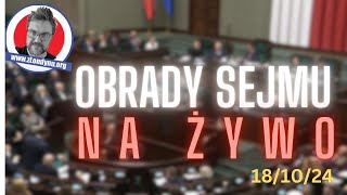 Szokujące prostactwo pisowców O czym debatowali posłowie 181024 [upl. by Coray41]