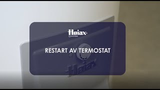 Restart av BBX termostat til varmtvannsbereder [upl. by Giacobo509]