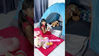 PERTAMA KALI KDISTA CAMPING DI DALAM RUMAH😱😱 viralvideo viralshort [upl. by Nlycaj]