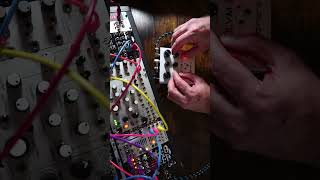 Meris Polymoon meets Eurorack fxpedals guitar modularsynth delay synth pedalboards [upl. by Lahcar]