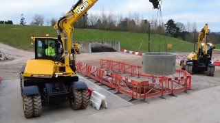 JCB HYDRADIG 110W demonstration at JCB ARENA part 2 [upl. by Hare]