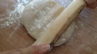 Rolling Chinese steamed bread dough [upl. by Anirdnajela293]