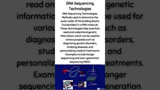 DNA Sequencing Technologies [upl. by Parker48]