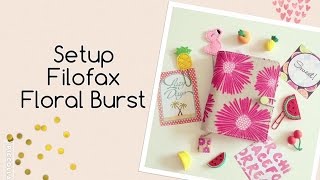 Mini Setup Filofax Floral Burst  deutsch  filolove [upl. by Celtic]