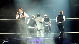 Kevin surprises crowd at Staples Center NKOTBSB [upl. by Oiramat]