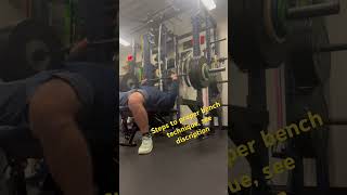 Steps to ensure you have the most ideal benchpress set up in discription strengthtraining gym [upl. by Rondi]