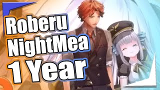 Roberu NightMea 3D shenanigans for their 1 year anniversary【Holostars EngSub】 [upl. by Ytsirk470]