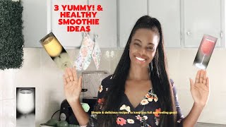 3 GREAT TASTING smoothies to keep you full [upl. by Sievert]