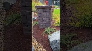 Belgard tandem wall column installation [upl. by Nilsoj820]