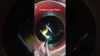 confined space entry viralshort confinedspace viralvideo safety [upl. by Rodavlas]