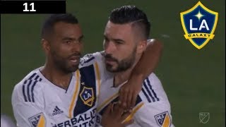 Romain Alessandrini All 11 Goals LA Galaxy MLS 2018 [upl. by Asseniv938]