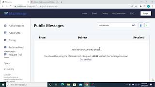 Mailinator Tutorial Web Socket Example and How to Read Emails from Mailinator [upl. by Geminius363]