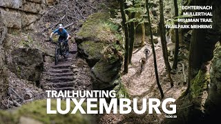 Trailhunten in Luxemburg en Trailpark Mehring  MTB Challenge [upl. by Notgnillew]