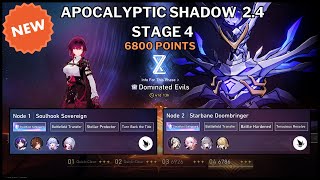 NEW Apocalyptic Shadow 24 Stage 4  F2P Fua Team amp E0S1 Boothill x March 7th Hunt [upl. by Ojillib]