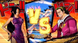 Hancock vs Tesoro  One Piece Burning Blood [upl. by Refiffej]